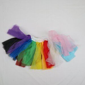 Target Pride Dog Rainbow Skirt MEDIUM (Up to 40 lbs) LGBTQIA+ Multicolor nwot